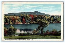 1922 Mt. Monadnock From Cummings Pond Lake Grove Keene New Hampshire NH Postcard picture