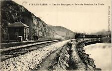 CPA AIX-les-BAINS Lac du BOURGET Baie de Grésina Le Train (682084) picture