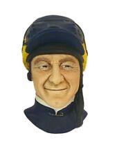 Bosson Chalkware Legend Face Figurine England Wall Bust Box 1990 Jockey RARE BC5 picture