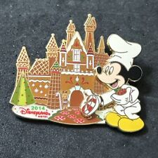 Disney  Gingerbread House 2014 Disneyland Hotel Mickey LE 1200 Pin picture