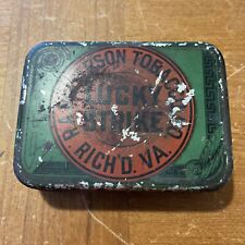 Vintage 1920s Lucky Strike Cigarette Tin Box R A Patterson Tobacco Co picture