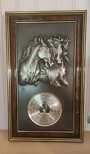 French Barometer Art Normand Art Deco Horses picture