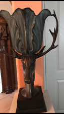 Antique bronze Deer planter  picture