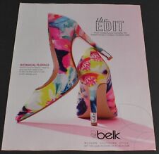 2016 Print Ad Sexy Heels Long Legs Fashion Lady Belk Botanical Florals Beauty picture
