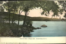 Council Rock Otsego Lake Cooperstown New York ~ hand colored? ~ UDB c1905 picture