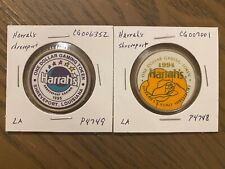Lot of 2 $1 Gaming Tokens from Harrah's in Shreveport, LA picture