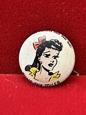 Tillie the Toiler - Vintage Kellogg's Pep Pinback Button picture