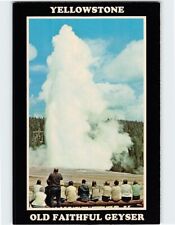 Postcard Old Faithful Geyser, Yellowstone National Park, Wyoming picture