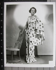 Mary Astor Formal Portrait summer dress Promo 8x10