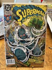 Superman The Man of Steel # 18 Newsstand - 1st full Doomsday High Grade Key 1992 picture