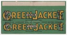 1920s Green Jacket Gum Wrapper Canadian Chewing Gum Company Toronto Indians picture