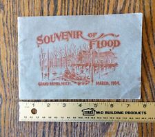 Grand Rapids, Michigan Flood, Rare Historical 1904 Souvenir photo booklet VG+ picture