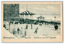 c1940's Skating Rink Patinoir Dufferin Terrace Quebec Canada Postcard picture