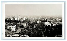 Aerial View Of Hollywood California CA RPPC Photo Unposted Vintage Postcard picture