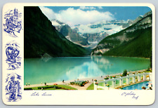 c1970s Lake Louise View Vintage Postcard picture
