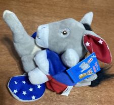 Elephant Donkey Plush Republican GOP Democrat political mascots stuffed animals picture