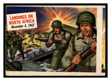 1954 Topps Scoop Landings On North Africa #30 picture