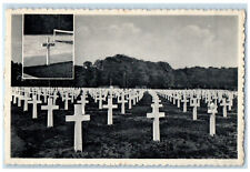 c1940's Tomb View Luxembourg American Cemetery Unposted Vintage Postcard picture