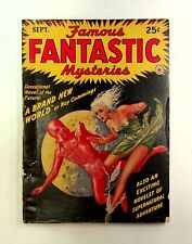 Famous Fantastic Mysteries Pulp Sep 1942 Vol. 4 #5 GD+ 2.5 TRIMMED picture