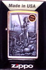 New USA Windproof ZIPPO Lighter 48371 Medieval Mythological Girl with Creatures picture