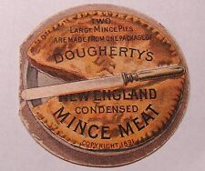 Antique Victorian Die Cut Scrap == Salvaged ==New England Condensed Mince Meat picture