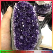 700-800g Natural Amethyst Crystal Cluster Quartz Cave Druzy Geode Energy Stone picture