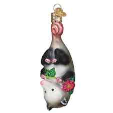 Old World Christmas BLOSSOM OPOSSUM (BL12569) Glass Ornament w/OWC Box picture