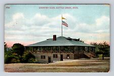 Battle Creek MI-Michigan, Country Club, Antique Vintage c1909 Souvenir Postcard picture