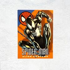 Spider Man Alien Costume #1 Fleer Skybox 1996 Embossed Marvel Vision picture