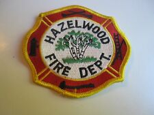 Vintage Hazelwood Fire Dept. Collectable Patch BIS picture