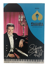 Las Vegas Advertising Postcard Liberace Sahara Hotel Casino Piano Keys FauxSign picture