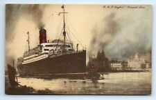 RMS SCYTHIA Cunard White Star Line Unposted Postcard c.1930 picture