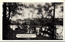 Wallkill, New York~Bridge~Falls~River~RPPC~VTG Postcard~KA20 picture