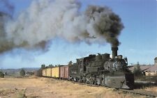 Postcard NM Chama Train Denver & Rio Grande Western #487 Class Mikado 2-8-2 picture