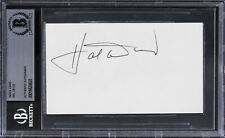 Hal David Musician Authentic Signed 3x5 Index Card Autographed BAS Slabbed 1 picture