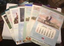 Vintage Lot of 7 Minneapolis Moline Molina Campos 1948-1951 1955-57  Calendars picture