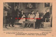 French Royalty, Princess Helene, Prince Henri, Princess Isabelle, Paris France picture
