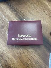 Vintage Romme Canasta Bridge 2 Decks Playing Cards RARE + Case picture