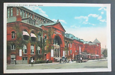 Mechanics Building Boston MA Unposted Pre Linen Postcard picture