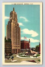 Buffalo NY-New York, Panoramic View Rand Building, Antique Vintage Postcard picture