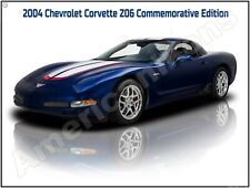 2004 Chevrolet Corvette Z06 Commemorative Edition New Metal Sign: Absolute Mint picture