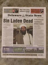 Delaware STATE NEWS May 2nd 2011 Headline Bin Laden Is Dead Historical  picture