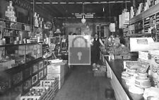 Interior View Wendelken Grocery Store Marietta Ohio OH Reprint Postcard picture