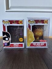 Funko POP Incredibles: Violet (Invisible CHASE) Fire Jack-Jack (Target) BUNDLE picture