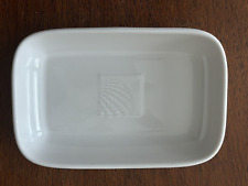 Continental Airlines Dish by Pfaltzgraff~White Stoneware~Snack size~10 available picture