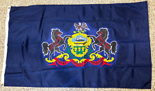 VTG Pennsylvania State Flag 144660 3x5 Annin Nyl-Glo in Box Made in USA picture