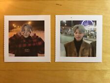 BTS OFFICIAL Winter Package Accordion Photocard Splitted Card 2 pcs JIMIN picture