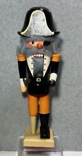 NUTCRACKER WOODEN OLD PIRATE APPR 15” VINTAGE  WITH FLAW picture