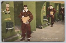 Postcard Scott Field Illinois Mock Take Off Room Military Aircraft Pilots c.1944 picture