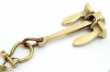 Keychain Vintage Look Keyring Handmade Anchor Design Brass keychain Nautical picture